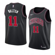 Camiseta Chicago Bulls Derrick Walton #11 Statement 2018 Negro