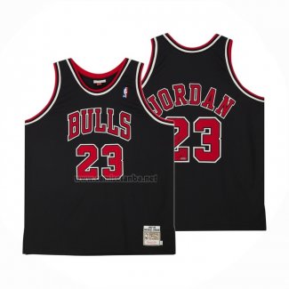 Camiseta Chicago Bulls Michael Jordan #23 Mitchel & Ness 1997-98 Negro