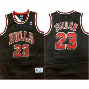 Camiseta Chicago Bulls Michael Jordan NO 23 Reload Mitchell & Ness Champion Negro
