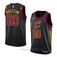 Camiseta Cleveland Cavaliers Billy Preston #20 Statement 2018 Negro