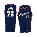 Camiseta Cleveland Cavaliers Lebron James #23 Retro Azul2