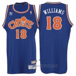 Camiseta Cleveland Cavaliers Mo Williams #18 Retro 2008 Azul