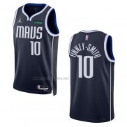 Camiseta Dallas Mavericks Dorian Finney-Smith #10 Statement 2022-23 Azul