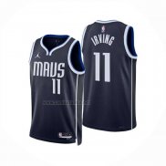 Camiseta Dallas Mavericks Kyrie Irving NO 11 Statement 2024-25 Azul