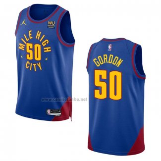 Camiseta Denver Nuggets Aaron Gordon #50 Statement 2022-23 Azul