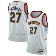 Camiseta Denver Nuggets Jamal Murray #27 Ciudad 2022-23 Blanco