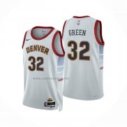 Camiseta Denver Nuggets Jeff Green #32 Ciudad 2022-23 Blanco