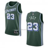 Camiseta Detroit Pistons Jaden Ivey #23 Ciudad 2022-23 Verde