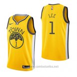 Camiseta Golden State Warriors Damion Lee #1 Earned 2018-19 Amarillo