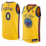 Camiseta Golden State Warriors Demarcus Cousins #0 Ciudad 2018-19 Amarillo