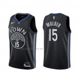 Camiseta Golden State Warriors Mychal Mulder #15 Ciudad Negro