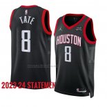 Camiseta Houston Rockets Jae'sean Tate #8 Statement 2023-24 Negro