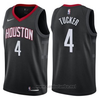 Camiseta Houston Rockets P.j. Tucker #17 Earned Rojo