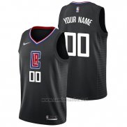 Camiseta Los Angeles Clippers Personalizad Statement 2019 Negroa