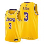 Camiseta Los Angeles Lakers Anthony Davis #3 Icon 2019 Amarillo