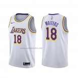 Camiseta Los Angeles Lakers Dion Waiters #18 Association Blanco