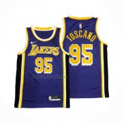 Camiseta Los Angeles Lakers Juan Toscano-Anderson #95 Statement 2020-21 Violeta