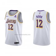 Camiseta Los Angeles Lakers Kendrick Nunn #12 Association 2021-22 Blanco