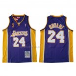Camiseta Los Angeles Lakers Kobe Bryant #24 2009 Finals Violeta