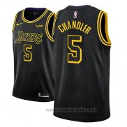 Camiseta Los Angeles Lakers Tyson Chandler #5 Ciudad 2018 Negro