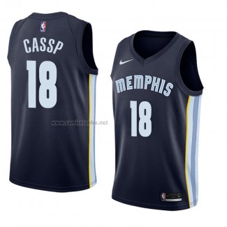 Camiseta Memphis Grizzlies Omri Cassp #18 Icon 2018 Azul