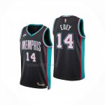 Camiseta Memphis Grizzlies Zach Edey NO 14 Classic 2025-26 Negro  Camiseta Memphis Grizzlies Zach Edey NO 14 Classic 2025-26 Negro