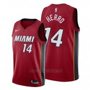 Camiseta Miami Heat Tyler Herro #14 Statement 2019-20 Rojo