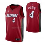 Camiseta Miami Heat Victor Oladipo #4 Statement 2020-21 Rojo