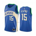 Camiseta Milwaukee Bucks Cameron Payne #15 Ciudad 2023-24 Azul
