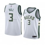 Camiseta Milwaukee Bucks George Hill #3 Association 2018 Blanco