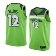 Camiseta Minnesota Timberwolves C. J. Williams #12 Icon 2018 Azul