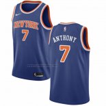 Camiseta New York Knicks Carmelo Anthony #7 Icon Azul