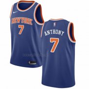 Camiseta New York Knicks Carmelo Anthony #7 Icon Azul