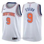 Camiseta New York Knicks Kyle O'quinn #9 Statement 2017-18 Blanco