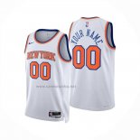 Camiseta New York Knicks Personalizada Association 2024-25 Blanco