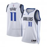Camiseta Nino Dallas Mavericks Kyrie Irving NO 11 Association 2022-23 Blanco