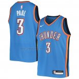 Camiseta Nino Oklahoma City Thunder Chris Paul #3 Icon Azul