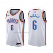 Camiseta Oklahoma City Thunder Hamidou Diallo #6 Association Blanco