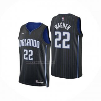 Camiseta Orlando Magic Franz Wagner NO 22 Icon 2024-25 Negro
