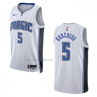 Camiseta Orlando Magic Paolo Banchero #5 Association 2022-23 Blanco