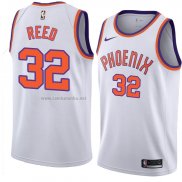 Camiseta Phoenix Suns Davon Reed #32 Hardwood Classic 2018 Blanco