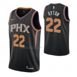Camiseta Phoenix Suns Deandre Ayton #22 Statement 2021 Negro