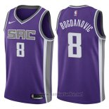 Camiseta Sacramento Kings Bogdan Bogdanovic #8 Icon 2017-18 Violeta