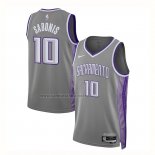 Camiseta Sacramento Kings Domantas Sabonis #10 Ciudad 2022-23 Gris