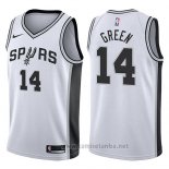 Camiseta San Antonio Spurs Danny Green #14 Association 2017-18 Blanco