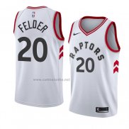Camiseta Toronto Raptors Kay Felder #20 Association 2018 Blanco