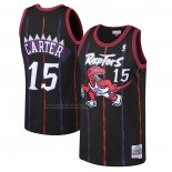 Camiseta Toronto Raptors Vince Carter #15 Mitchell & Ness 1998-99 Negro