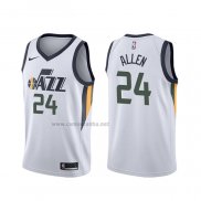 Camiseta Utah Jazz Grisson Allen #24 Association Blanco