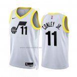 Camiseta Utah Jazz Mike Conley Jr. #11 Association 2022-23 Blanco