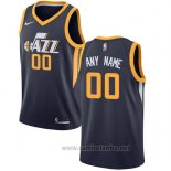 Camiseta Utah Jazz Personalizada 17-18 Negro